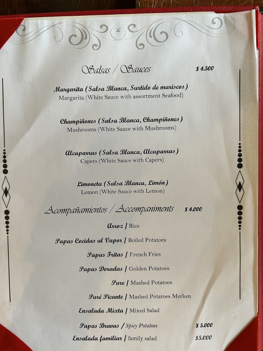 Menu Restaurant El Nuevo Cimarron-1